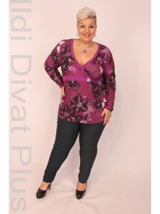 Caremo Lila-Virágos Samartino Tunika