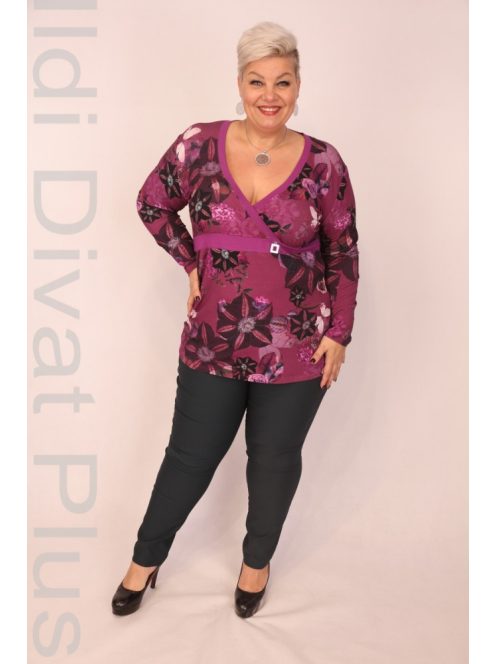 Caremo Lila-Virágos Samartino Tunika