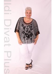 CN-G Fekete-Fehér Csipkés Felső