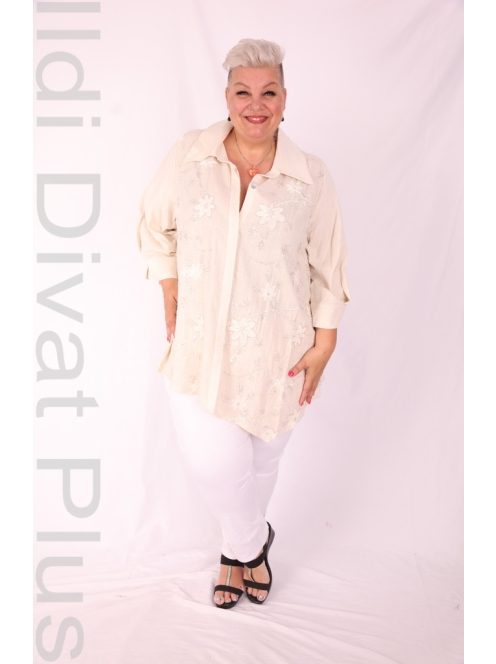 CN-G Beige Köves-Gyöngyös Ing-2XL