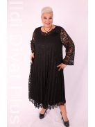 CN-G Fekete Csipkés Vera Ruha