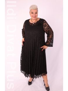 CN-G Fekete Csipkés Vera Ruha