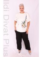 Darkwin Fehér-Színes Köves Felső