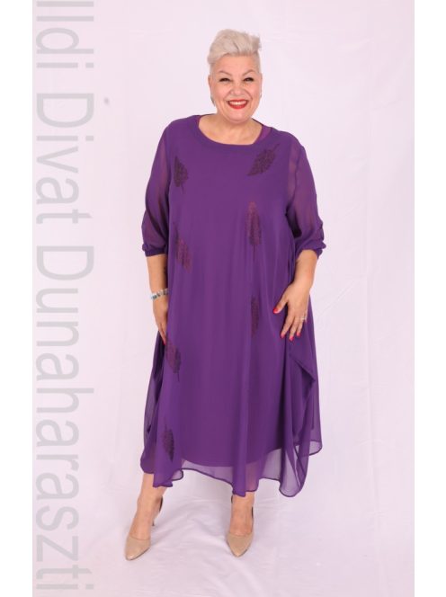 Darkwin Lila Tollas Muszlin Ruha