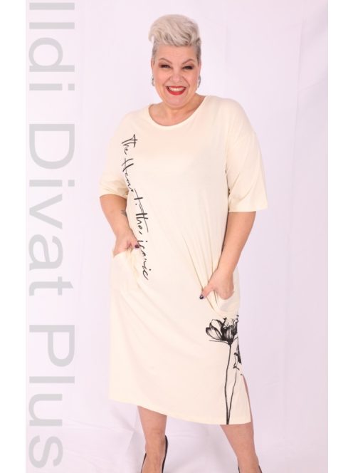 Darkwin Zelma Beige Ruha