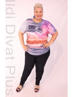 Darkwin Lila-Narancs Vezul Felső