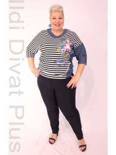 Darkwin Szerén Kék-Fehér Csíkos Felső