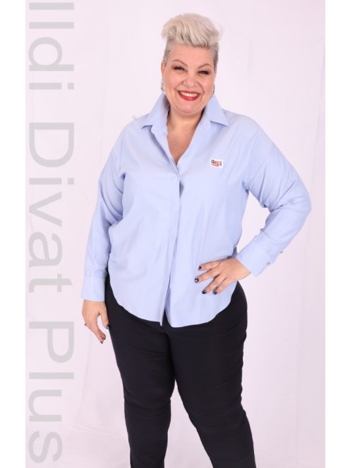 Grandi Kék Galléros Gombos Ing