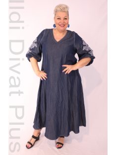 Darkwin Hímzett Ujjú Farmerruha