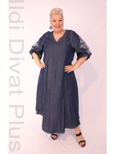 Darkwin Hímzett Ujjú Farmerruha