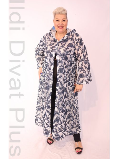 Darkwin Fehér-Kék Hálós Fimo Kardigán