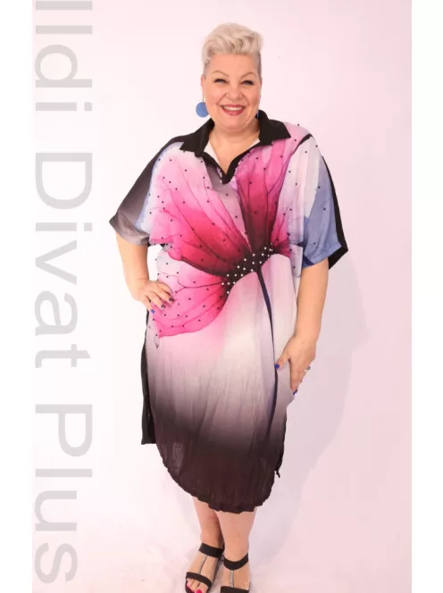 Darkwin Fekete-Pink Polly Ruha
