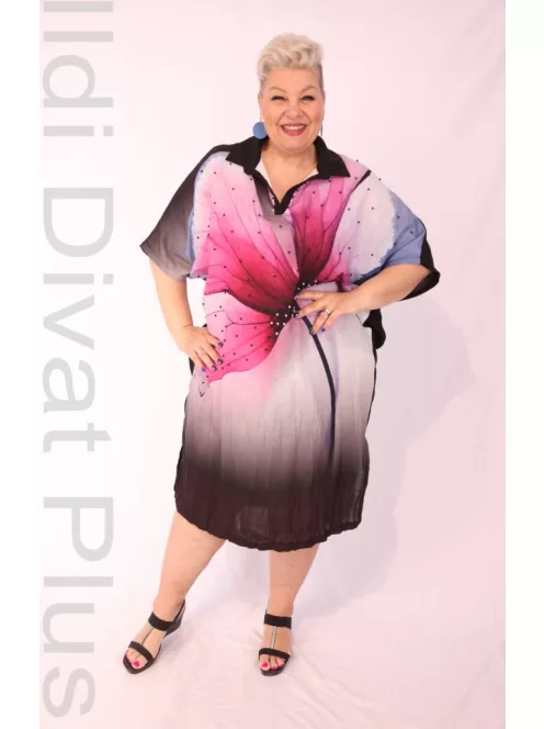Darkwin Fekete-Pink Polly Ruha