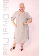 Darkwin Vékony Szürke-Csíkos Fina Ingruha