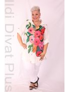 Darkwin Fehér-Színes Mintás Hella Ing