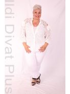 Darkwin Fehér Csipkés Xénia Ing