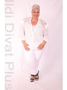 Darkwin Fehér Csipkés Xénia Ing