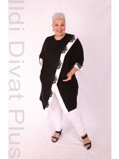 Darkwin Fekete-Fehér Zerina Tunika