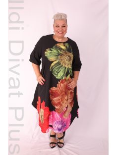 Darkwin Fekete-Virágos Dolly Ruha