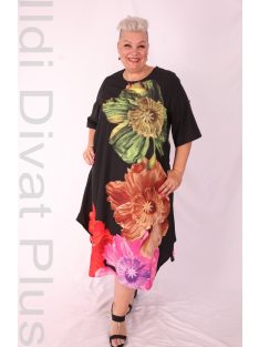 Darkwin Fekete-Virágos Dolly Ruha