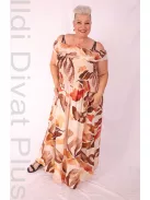 Darkwin Beige-Barna Mintás Jelina Ruha