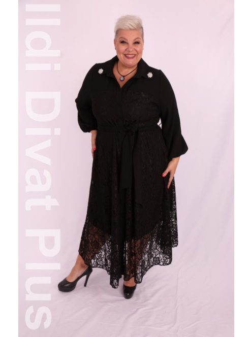 Darkwin Fekete-Csipke Veno Ruha