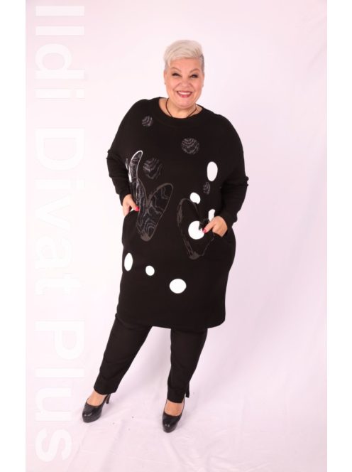 Darkwin Fekete-Fehér Grean Tunika