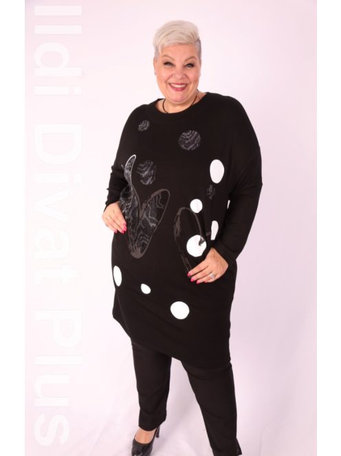 Darkwin Fekete-Fehér Grean Tunika