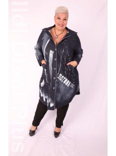 Darkwin Indigókék Benna Farmer Kardigán