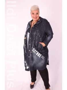 Darkwin Indigókék Benna Farmer Kardigán