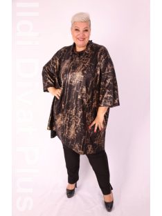 Darkwin Fekete-Bronz Mintás Geran Tunika