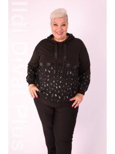 Darkwin Fekete-Fehér Köves Heni Tunika