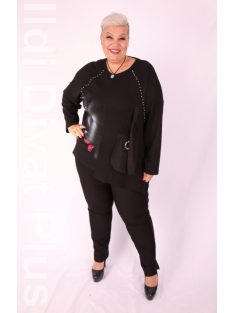 Darkwin Fekete-Köves Kiss Tunika