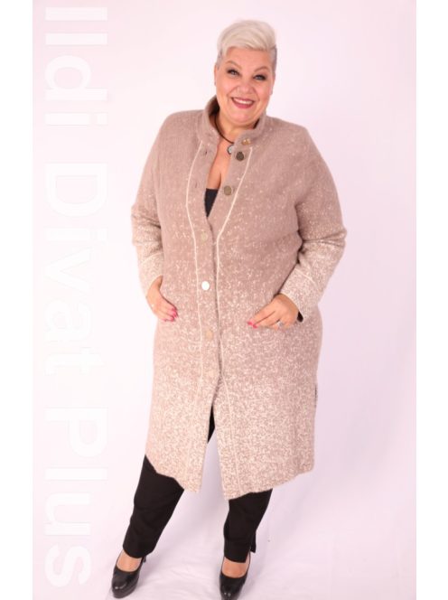 Darkwin Beige-Arany Tulla Kardigán