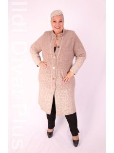 Darkwin Beige-Arany Tulla Kardigán