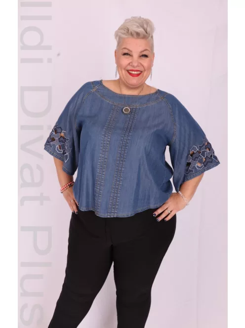 Darkwin Leona Hímzett Farmer Felső