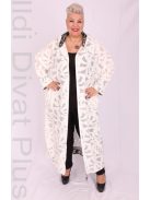 Darkwin Luminax Fehér Csipke Kardigán