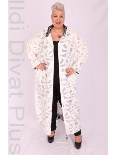 Darkwin Luminax Fehér Csipke Kardigán
