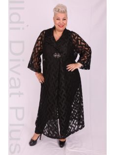 Darkwin Elegance Fekete Csipke Kardigán