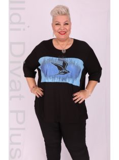 Darkwin Lumina Fekete-Kék Felső