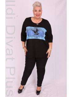 Darkwin Lumina Fekete-Kék Felső