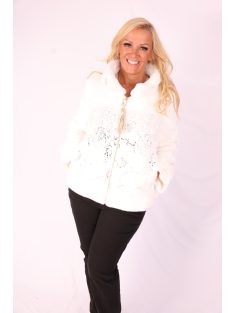 Elisa Cavaletti Fehér-Hímzett Geran Bunda