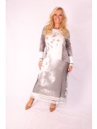 Elisa Cavaletti Fehér-Szürke Dalla Vella Ruha