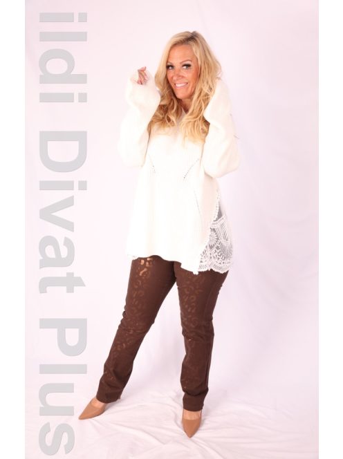 Elisa Cavaletti Ekrü Kötött Geran Felső