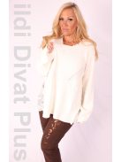 Elisa Cavaletti Ekrü Kötött Geran Felső