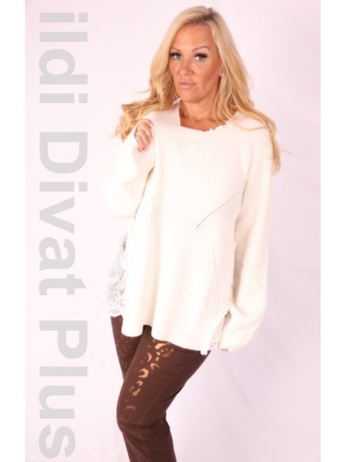 Elisa Cavaletti Ekrü Kötött Geran Felső