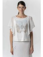 Elisa Cavaletti Fehér Mintás Angel Felső