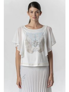 Elisa Cavaletti Fehér Mintás Angel Felső