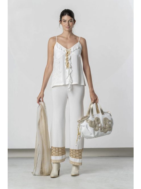 Elisa Cavaletti Fehér-Arany Fodri Top