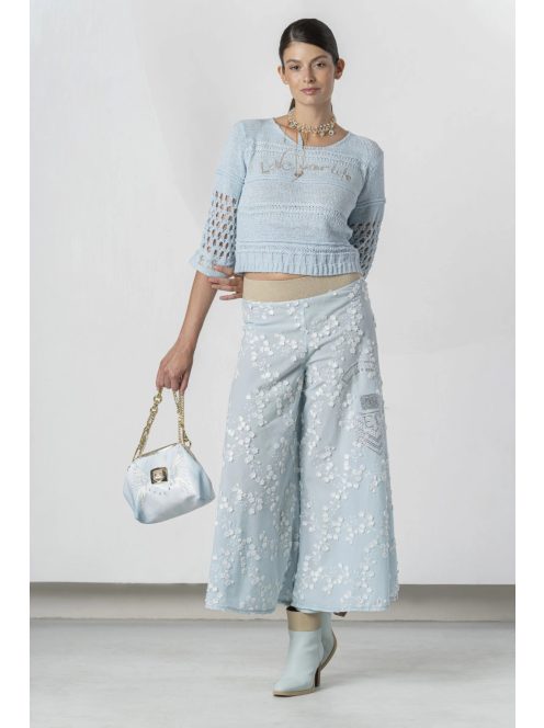 Elisa Cavaletti Kék Horgolt Lover Felső